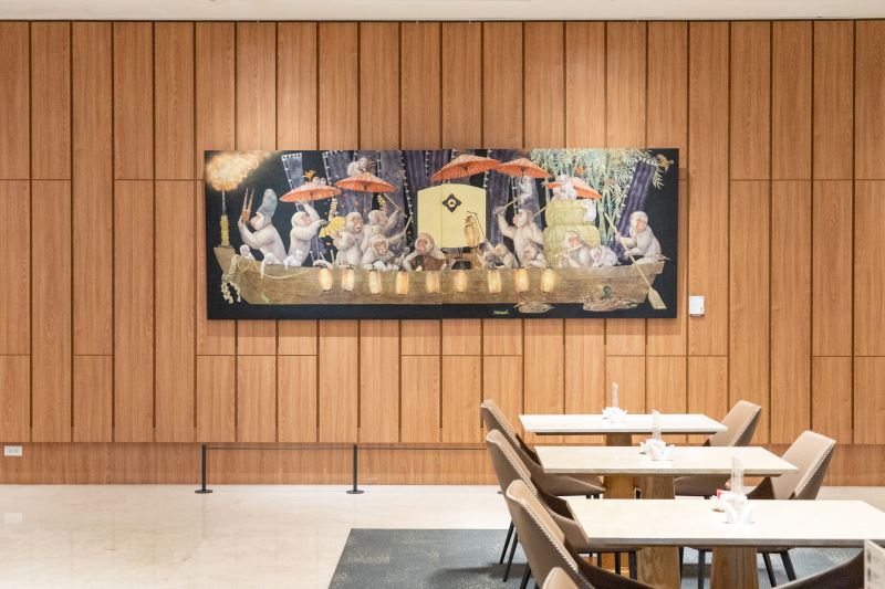 「心靈綠洲」⽩⽥誉主也個展_訊息圖