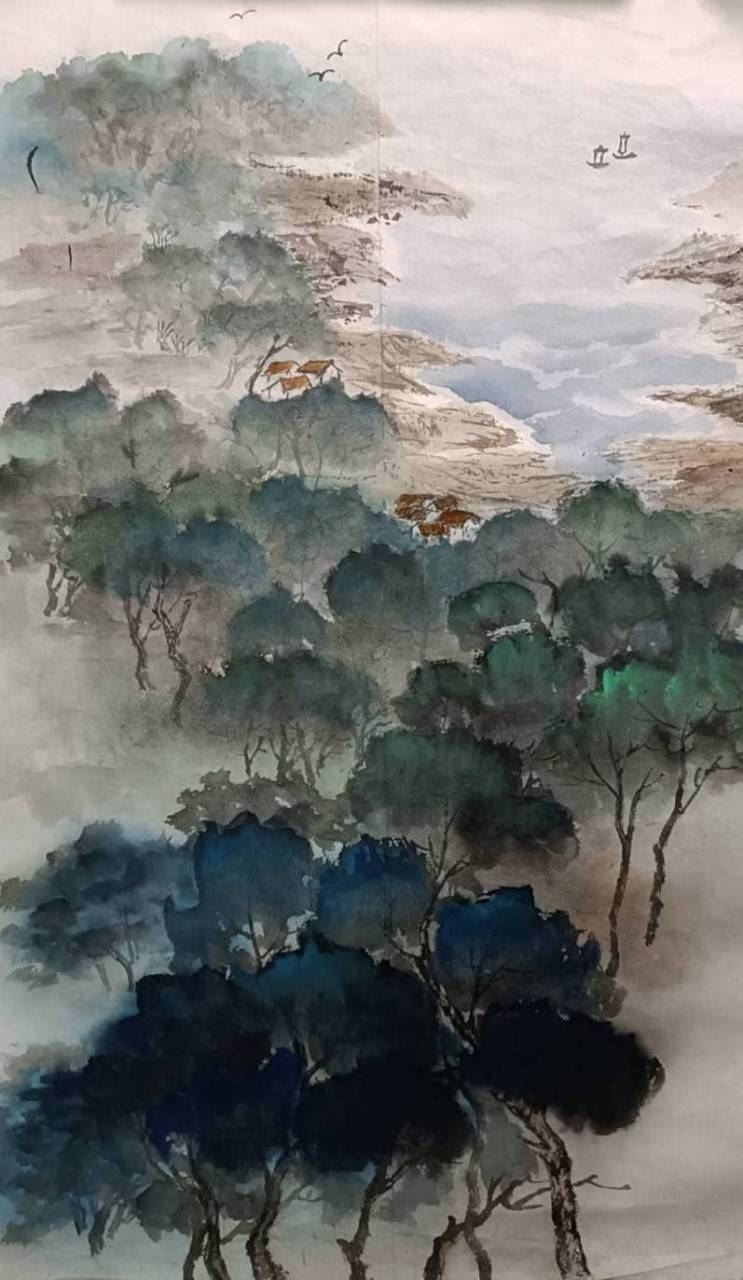 春彩染夢  游佳珍水墨個展_訊息圖
